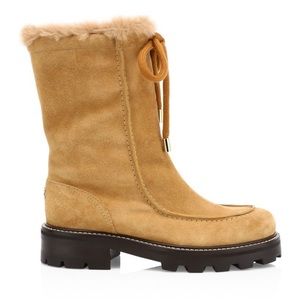 Jimmy Choo Buffy Shearling lined Suede Boots